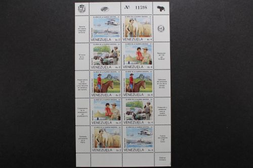 Venezuela, MiNr. 2462-2471, Kleinbogen, postfrisch
