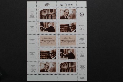 Venezuela, MiNr. 2432-2436, Kleinbogen, postfrisch