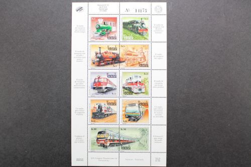 Venezuela, MiNr. 2789-2798, Kleinbogen, postfrisch