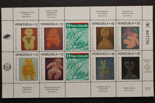 Venezuela, MiNr. 2738-2745, Kleinbogen, postfrisch