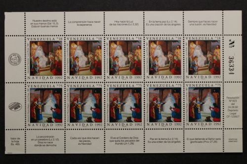 Venezuela, MiNr. 2758-2759, Kleinbogen, postfrisch