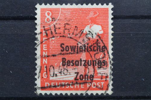 Sowjetische Zone, MiNr. 184 b, gestempelt, BPP Kurzbefund