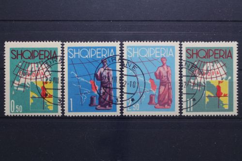 Albanien, MiNr. 683-686, gestempelt