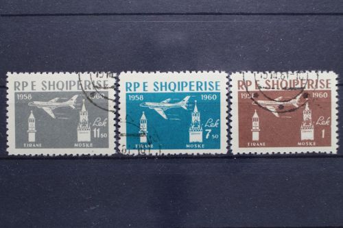 Albanien, MiNr. 612-614, gestempelt