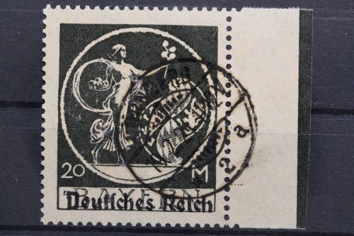Deutsches Reich, MiNr. 138 AF V, gestempelt, BPP Signatur