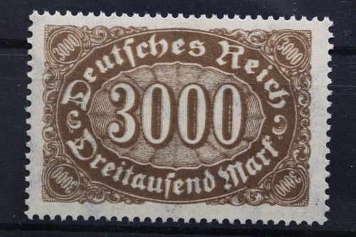 Deutsches Reich, MiNr. 256 a DD, postfrisch, geprüft Infla