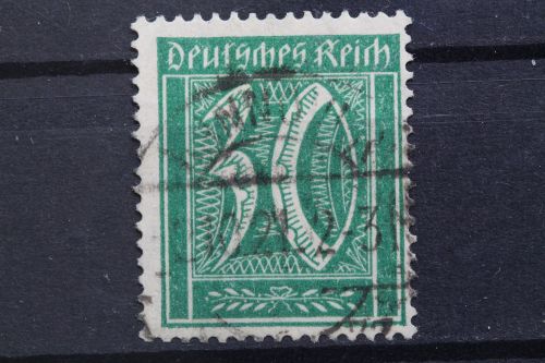 Deutsches Reich, MiNr. 162 PLF I, gestempelt, geprüft Infla