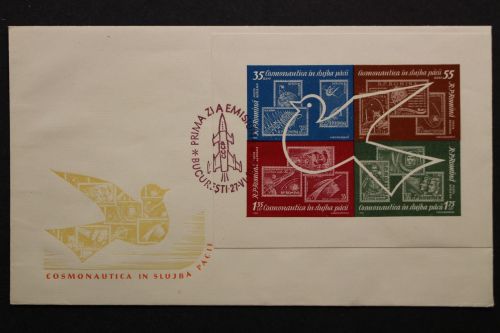 Rumänien, MiNr. Block 53, FDC