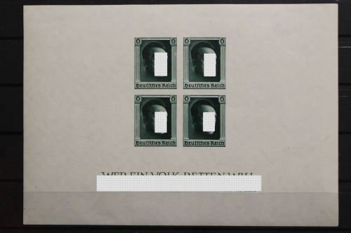 Deutsches Reich, MiNr. Block 8, ungebraucht