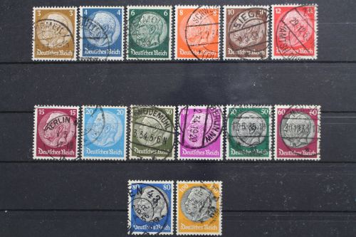 Deutsches Reich, MiNr. 482-495, gestempelt