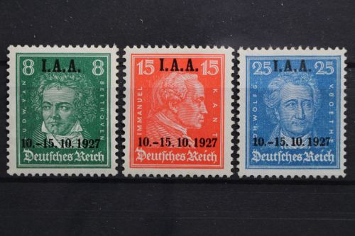 Deutsches Reich, MiNr. 407-409, postfrisch