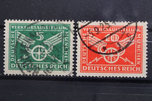 Deutsches Reich, MiNr. 370-371 Y, gestempelt