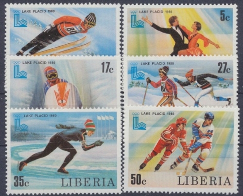 Liberia, MiNr. 1168-1173 A, postfrisch