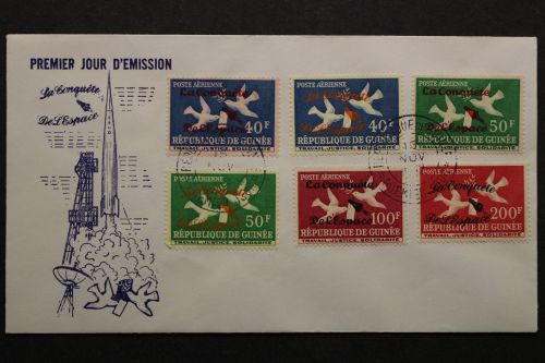 Guinea, MiNr. 145-148, 6 Werte, FDC