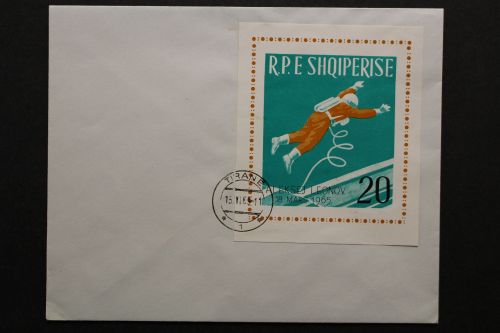 Albanien, MiNr. Block 30, FDC