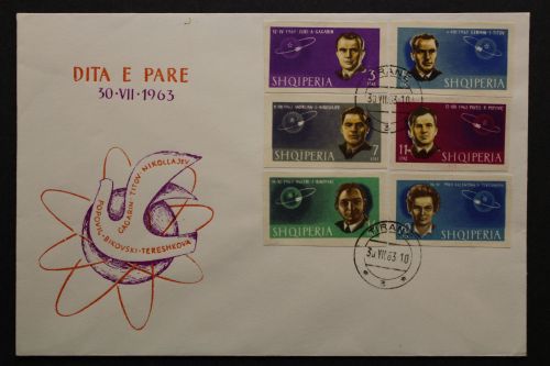 Albanien, MiNr. 757-762 B, FDC
