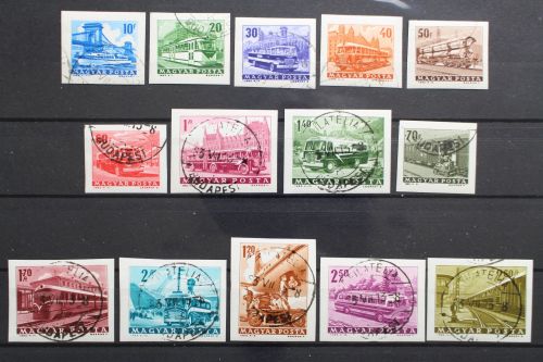 Ungarn, MiNr. 1924-1937 B, gestempelt