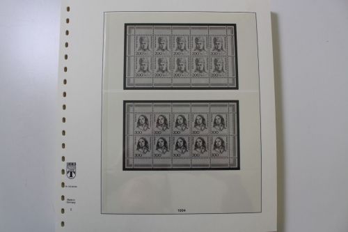 Lindner, Deutschland (BRD) Zehnerbogen 1994-1995, T-System