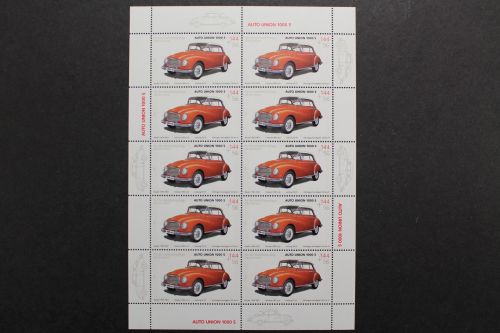 Deutschland (BRD), MiNr. 2366 PLF I, Kleinbogen, postfrisch