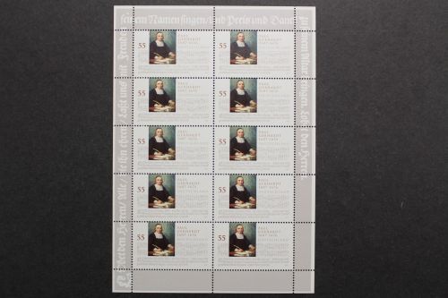 Deutschland (BRD), MiNr. 2592 PLF I Kleinbogen, postfrisch