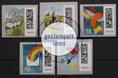 Deutschland (BRD), MiNr. 3740-3744 skl, gestempelt