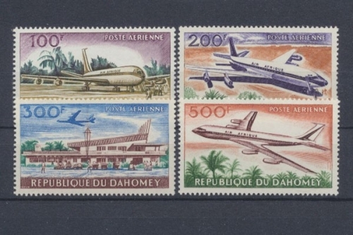 Dahomey, MiNr. 222-225, Flugzeuge, postfrisch