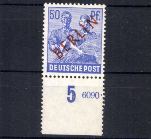Berlin, MiNr. 30 halbe HAN, Altsignatur Schlegel, postfrisch