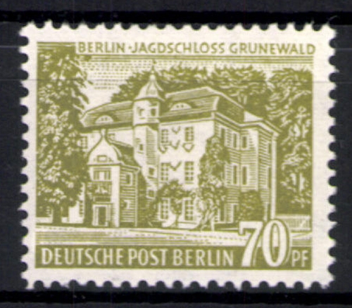 Berlin, MiNr. 123, entfalzt
