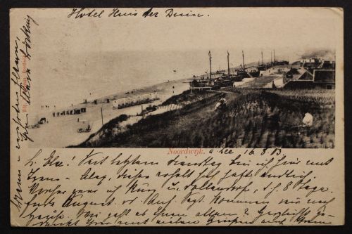 Noordwyk, Strandansicht, Schiffe