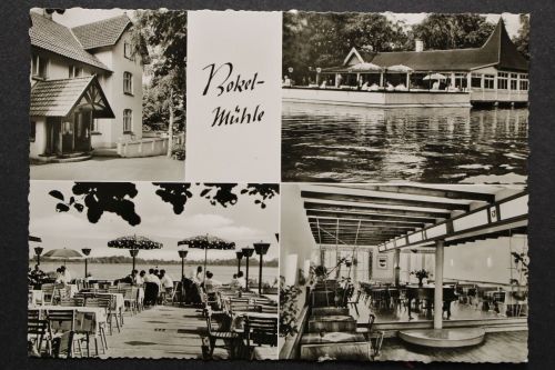 Bokel, Bokel-Mühle, Restaurant am See, Freisitz, Innenansicht