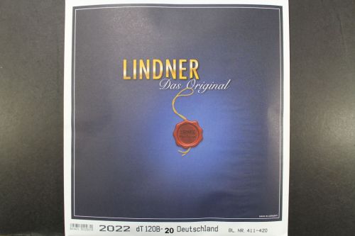 Lindner dT-System, Deutschland Vordruckblätter 2022