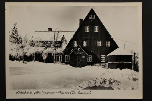 Altenberg, Erzgebirge, Waldschänke "Altes Raupennest"