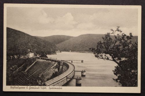 Gemünd, Eifel, Urfttalsperre, Sperrmauer