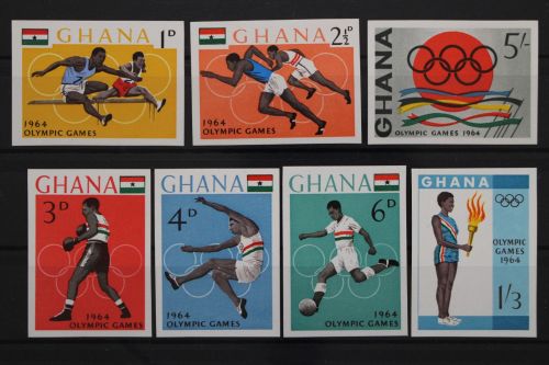 Ghana, MiNr. 188-197 B, postfrisch