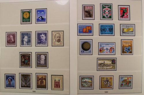 Österreich 1985-1989, postfrische Sammlung auf Lindner T