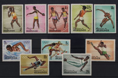 Burundi, MiNr. 125-134, postfrisch