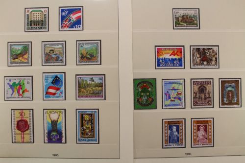 Österreich, MiNr. 2145-2176, Jahrgang 1995 postfrisch auf Lindner T