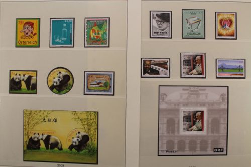 Österreich, MiNr. 2402-2456, Jahrgang 2003 postfrisch auf Lindner T