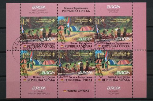 Serbische Republik, MiNr. 386-387 Do + Du H-Blatt 10, gestempelt