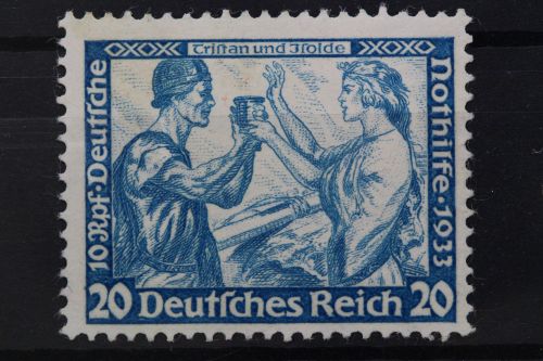 Deutsches Reich, MiNr. 505 B, Falz