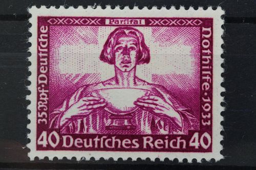 Deutsches Reich, MiNr. 507 A, Falz