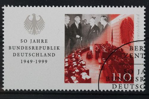 Deutschland (BRD), MiNr. 2051 PF I, gestempelt