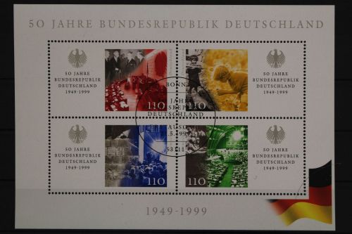 Deutschland (BRD), MiNr. Block 49 PLF I, ESST
