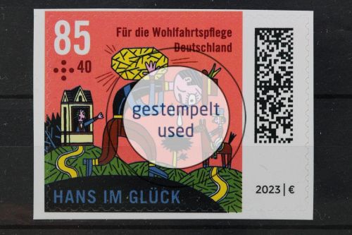 Deutschland (BRD), MiNr. 3750 skl FB, gestempelt