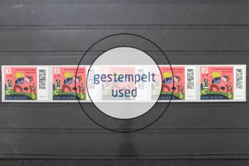 Deutschland (BRD), MiNr. 3750 skl 5er Streifen, gestempelt