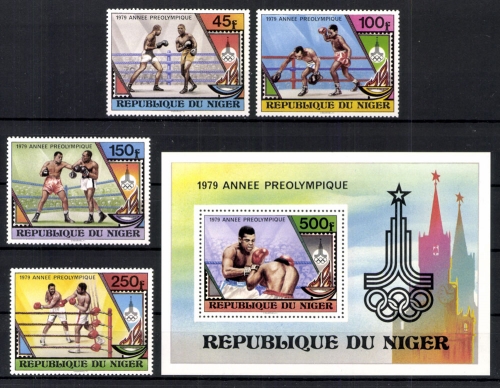 Niger, MiNr. 673-676 + Block 24, postfrisch