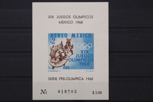 Mexiko, MiNr. Block 4, postfrisch