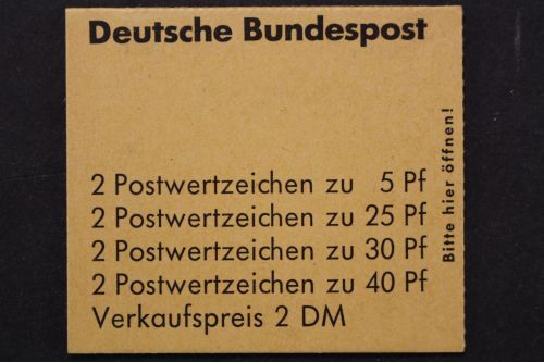 Deutschland (BRD), MiNr. MH 19 b, postfrisch