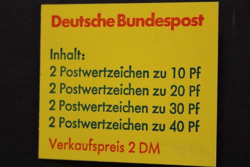 Deutschland (BRD), MiNr. MH 20 d II, postfrisch