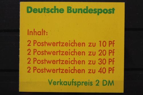 Deutschland (BRD), MiNr. MH 20 a I PLF I + II, postfrisch